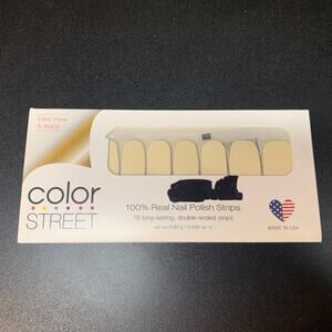 NIP Color Street CLEAR AS DAY topcoat FMC166 nail polish strips wraps top coat